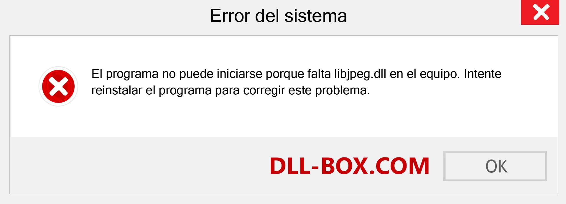 ¿Falta el archivo libjpeg.dll ?. Descargar para Windows 7, 8, 10 - Corregir libjpeg dll Missing Error en Windows, fotos, imágenes